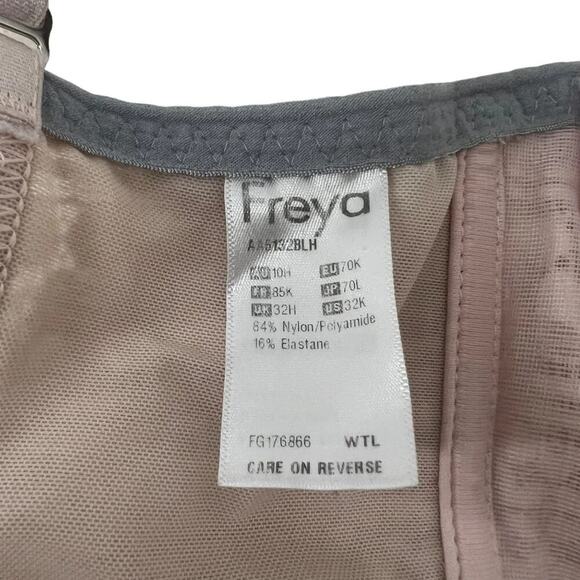 Freya Daisy Lace Balcony Bra Blush AA5132BLH Womens 32K - Picture 4 of 7